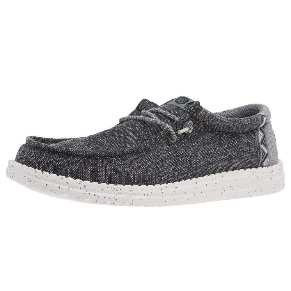Hey Dude Men's Wally Coastline Black Casual Shoe