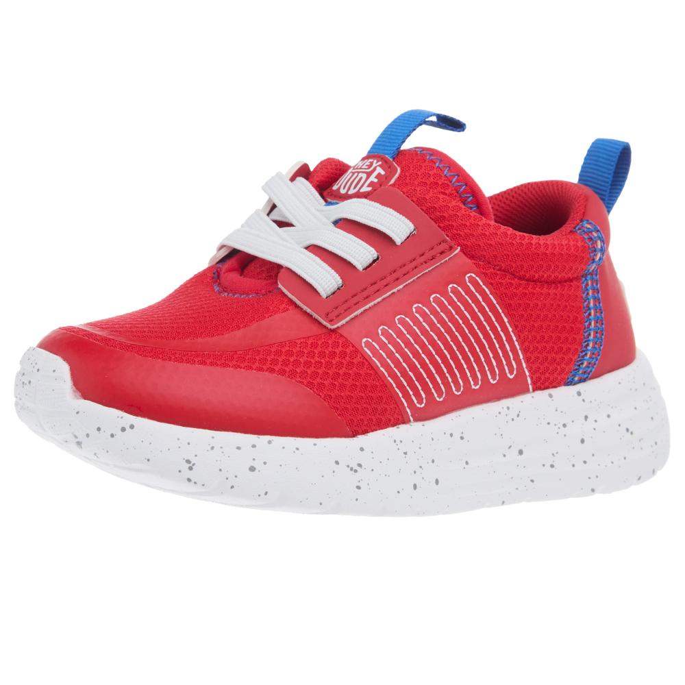 Hey Dude Sirocco Play Toddler Varsity Red