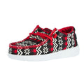 Hey Dude Boys Toddler Black And Red Ugly Sweater Shoe