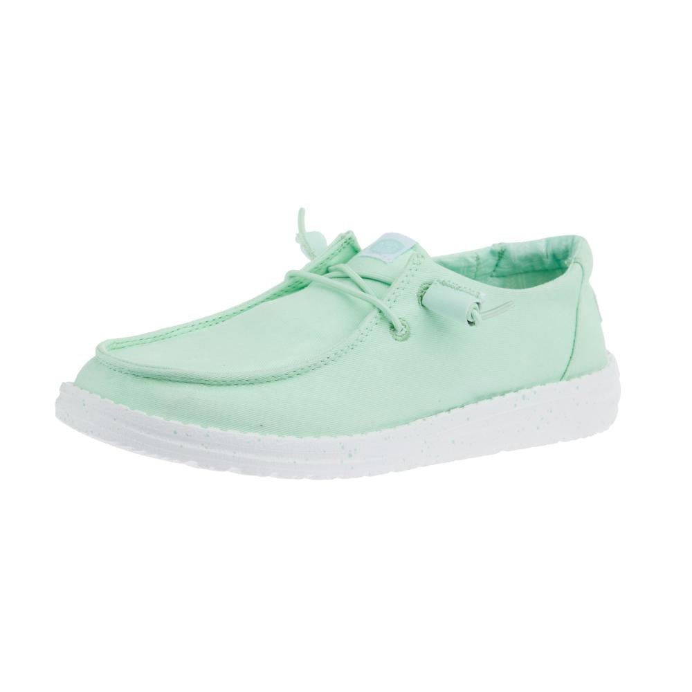 Hey Dude Women`s Bay Blue Wendy Stretch Canvas Casual