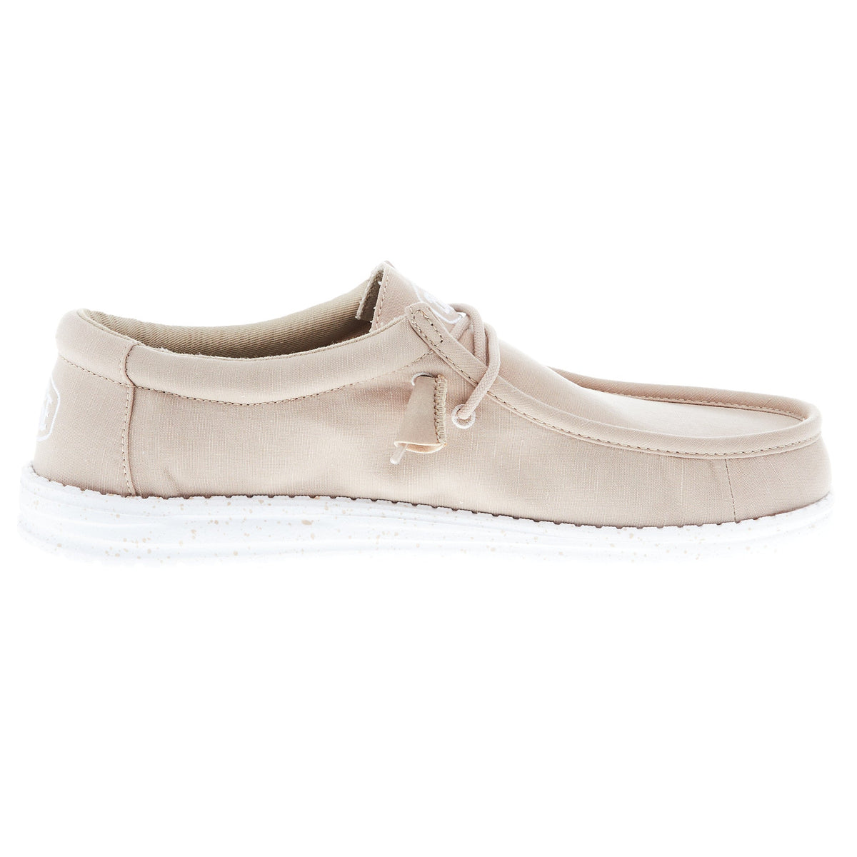 Hey Dude Men's Wally Slub Tan Canvas Shoes