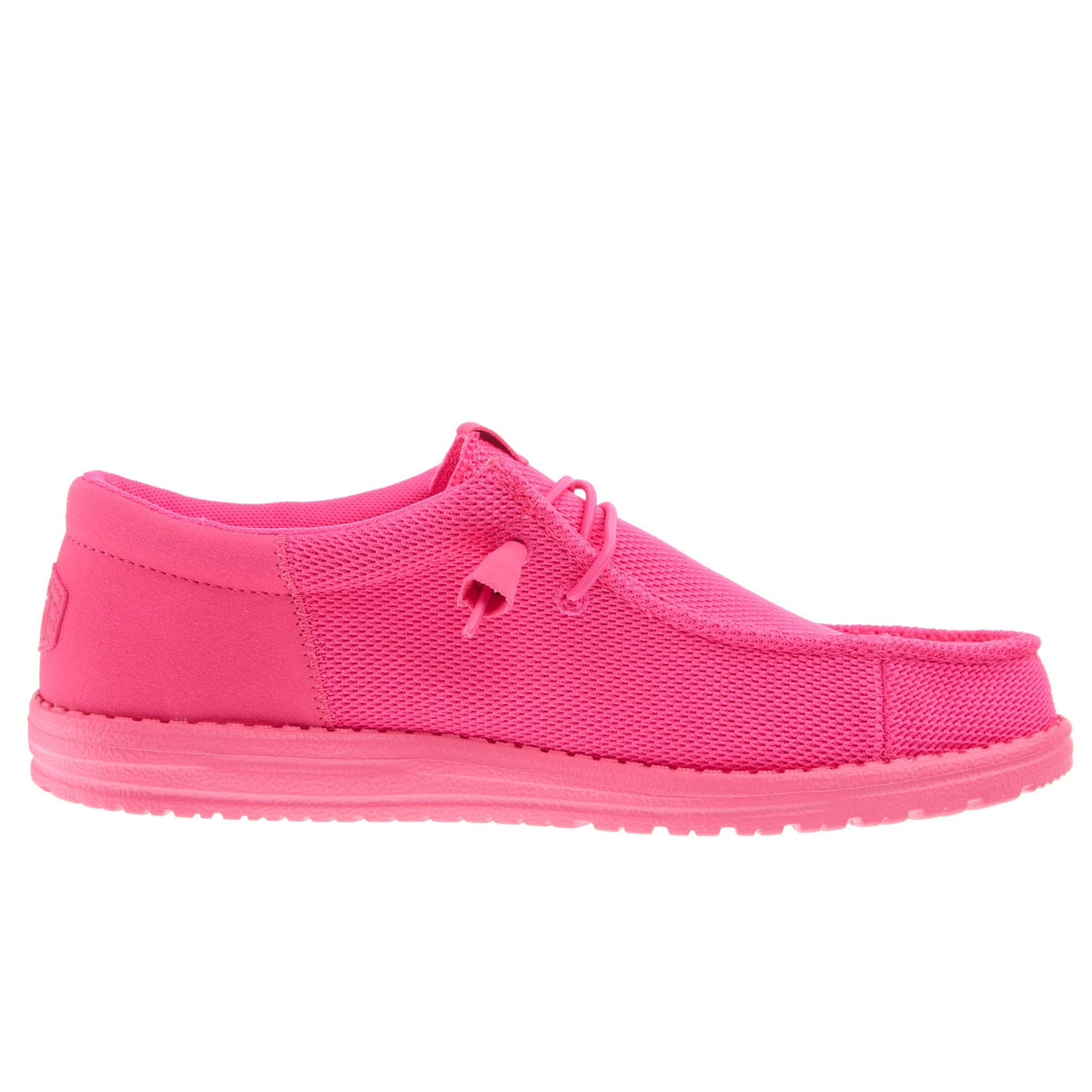 Hey Dude Men`s Wally Neon Pink Casual Shoe