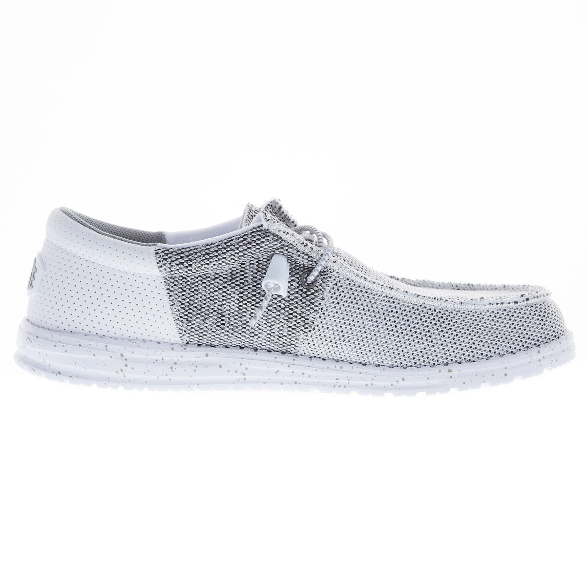 Hey Dude Men's Wally Tri Stone White Casual Shoe