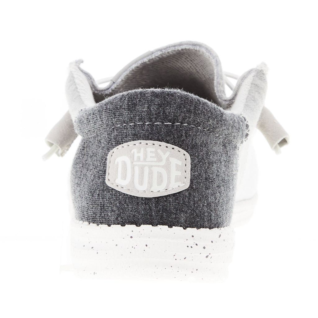 Hey Dude Men's Wally Tri Varsity Grey Casual Shoe