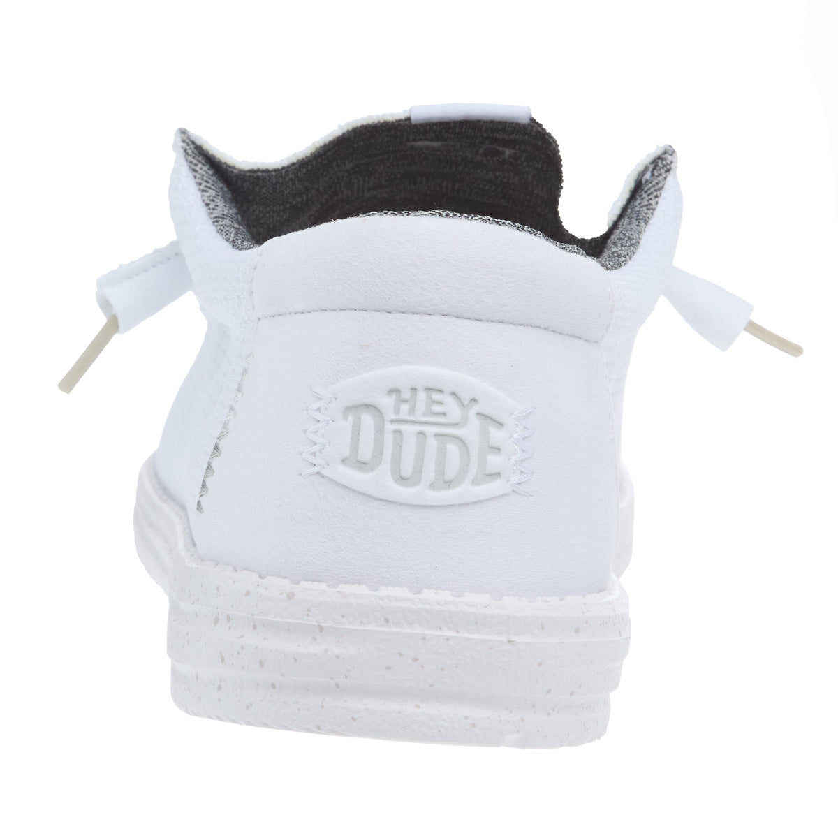 Hey Dude Men's Wally Sport Mesh White Casual Shoe