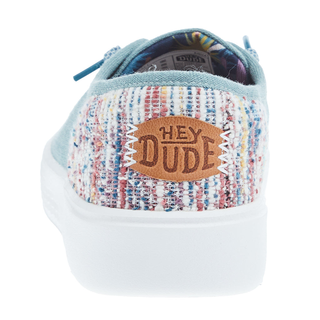 Hey Dude Women's Cody Craft Linen Aqua Casual