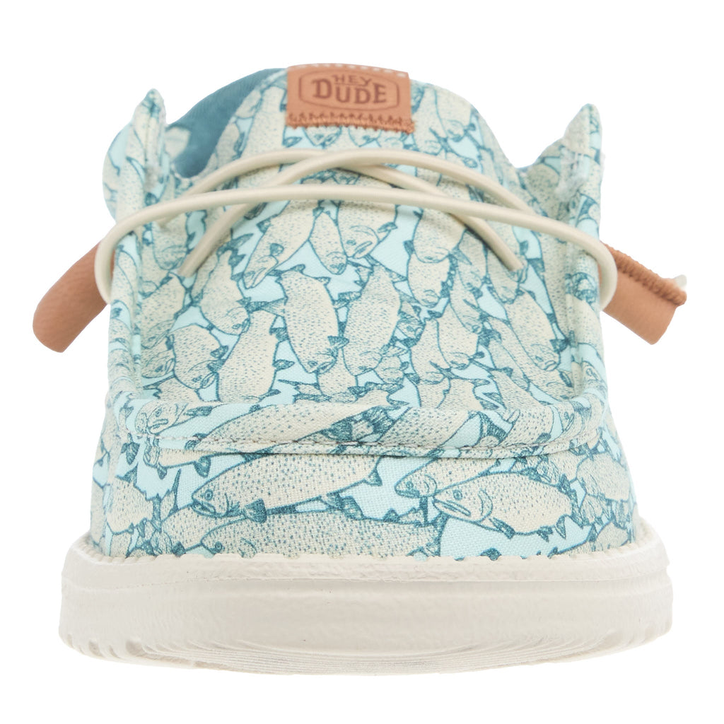 Hey Dude Men's Wally Fish Camo Casual Shoe