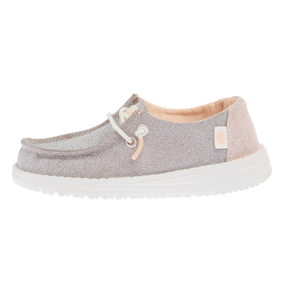 Hey Dude Youth Wendy Rose Gold Metallic Sparkle