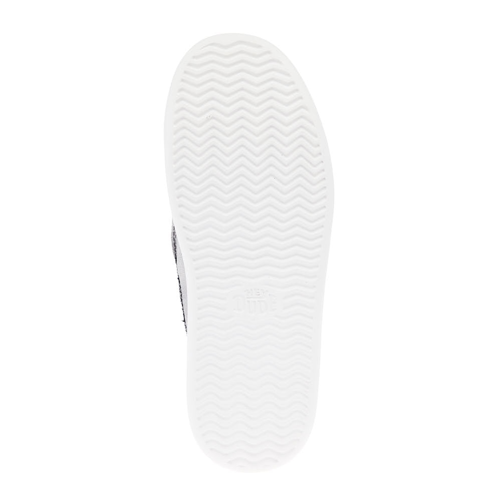 Hey Dude Women`s Austin Lift Classic Metallic Charcoal Shoes