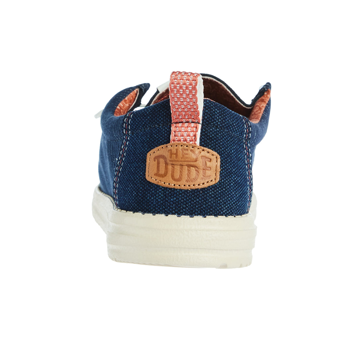 Hey Dude Men`s Wally Hickory Denim Navy Casual Shoe