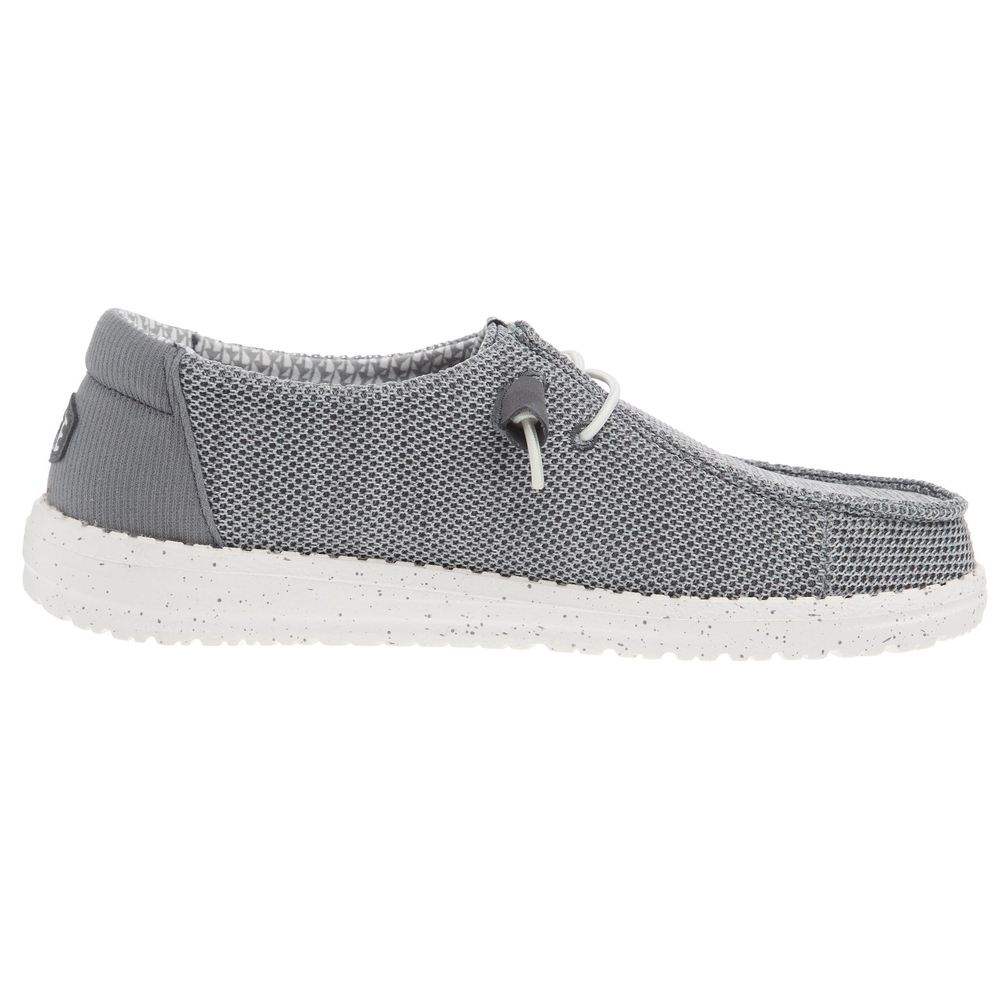 Hey Dude Women`s Wendy Stretch Mesh Dark Grey Casual Shoe