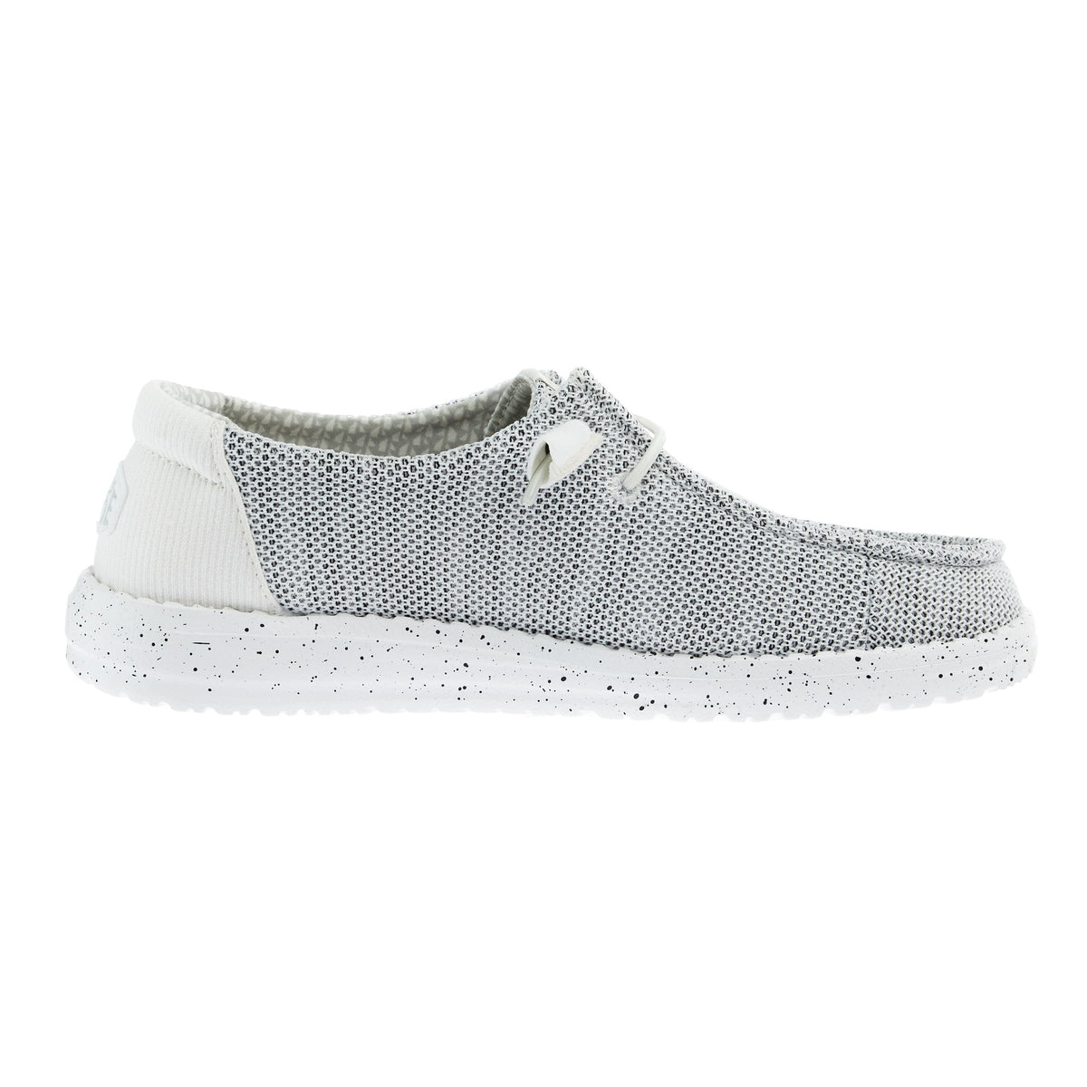 Hey Dude Women`s Stone White Wendy Stretch Sox Casual