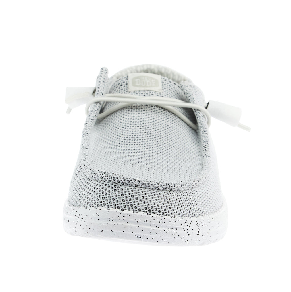 Hey Dude Women`s Stone White Wendy Stretch Sox Casual