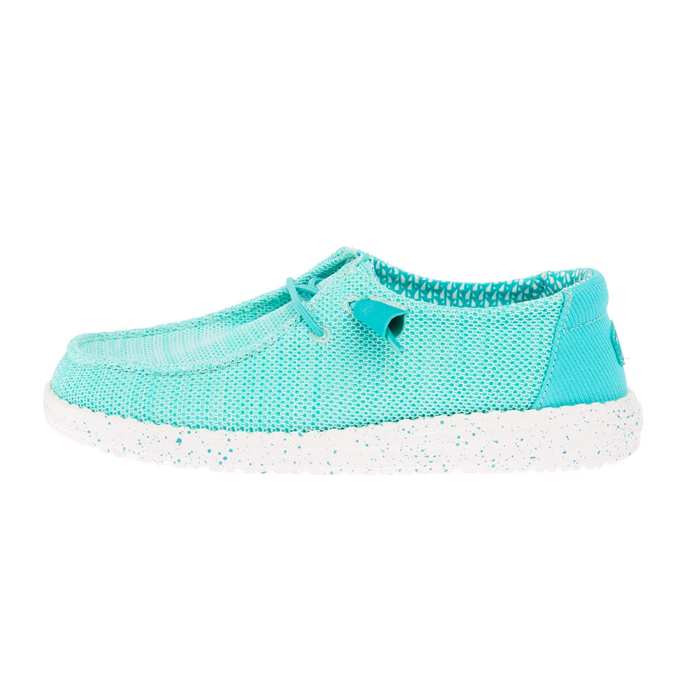 Hey Dude Women`s Ceramic Blue Wendy Stretch Sox Casual