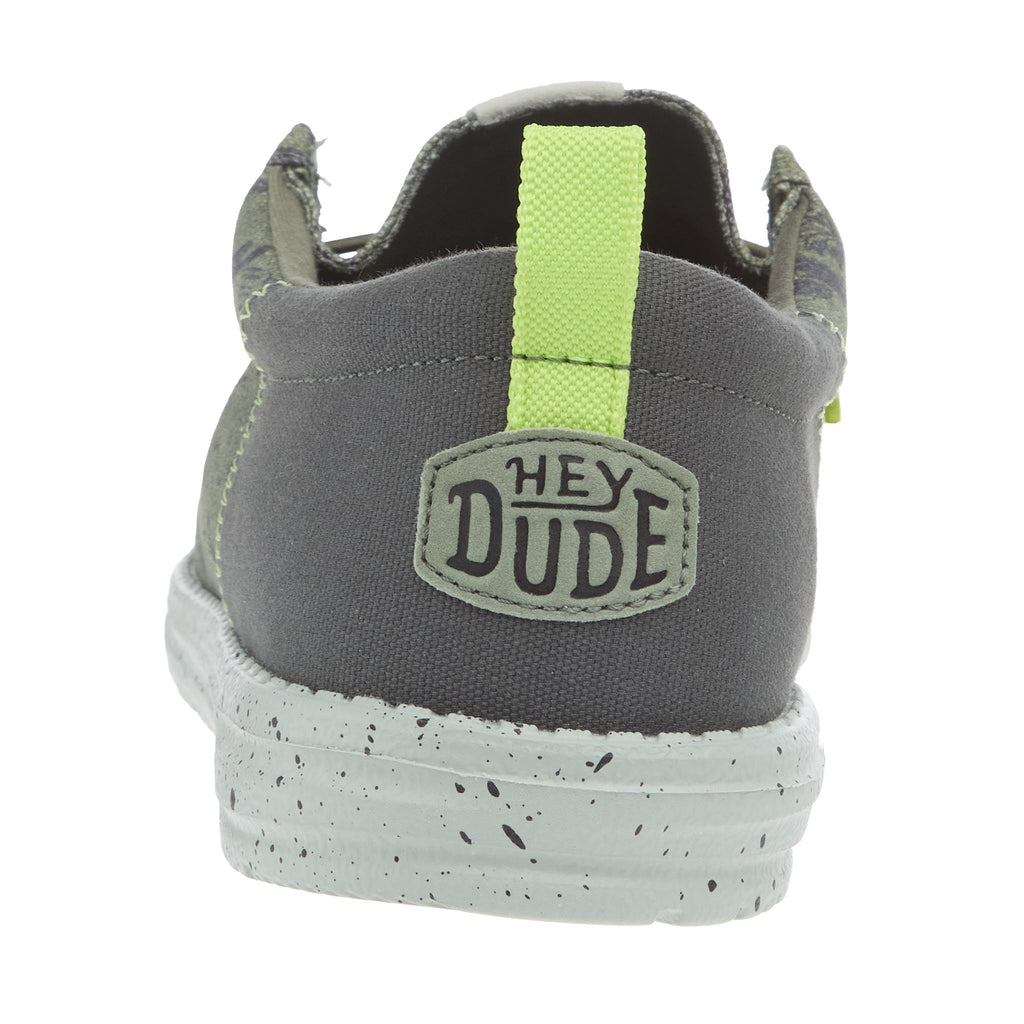 Hey Dude Men`s Green Wally Funk Desert Casual Shoe