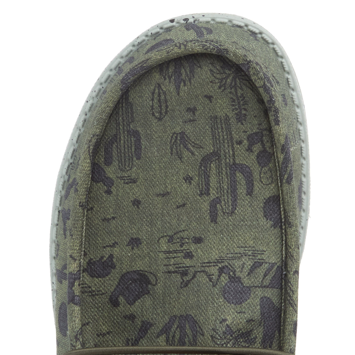 Hey Dude Men`s Green Wally Funk Desert Casual Shoe