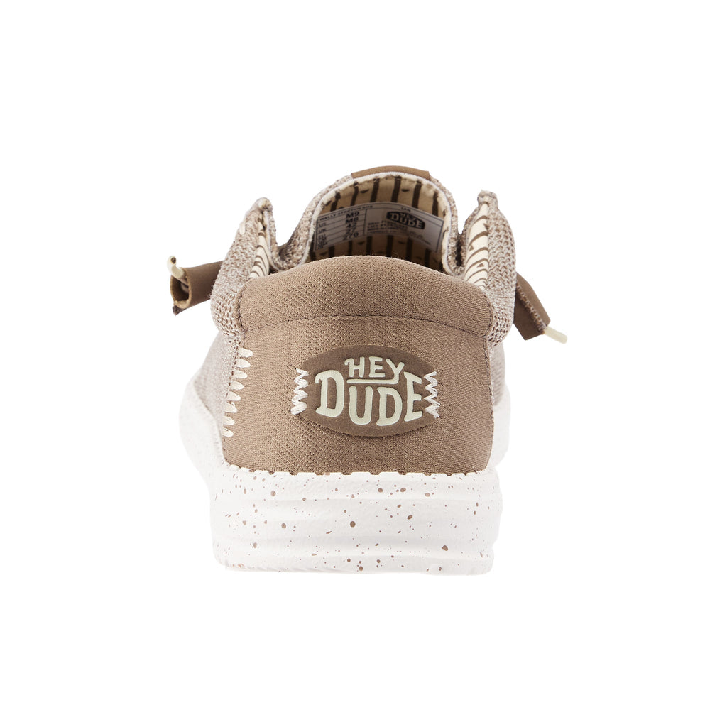 Hey Dude Men`s Tan Wally Stretch Sox Casual Shoe