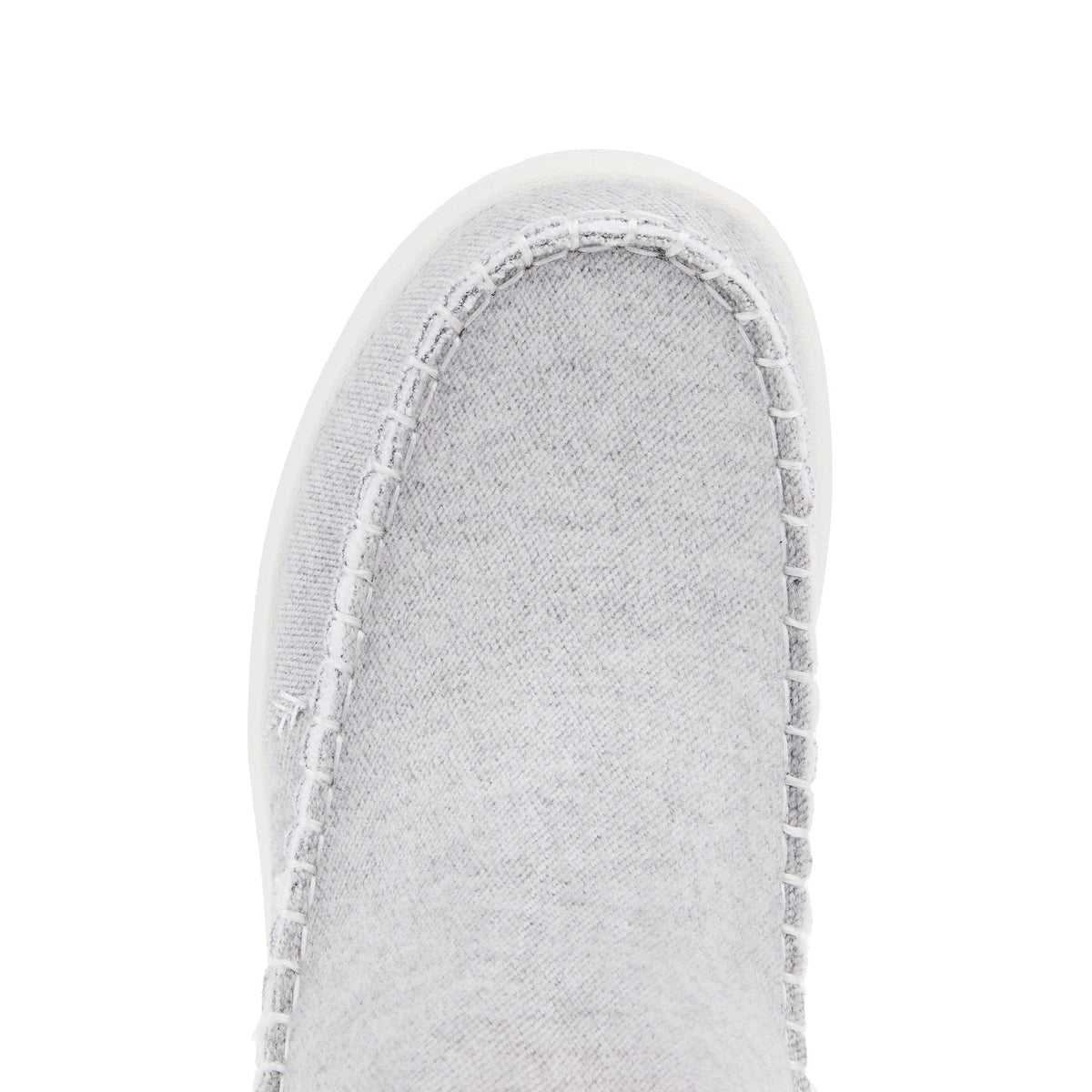 Hey Dude Womens Camden Brushed Cozy Grey Shoe