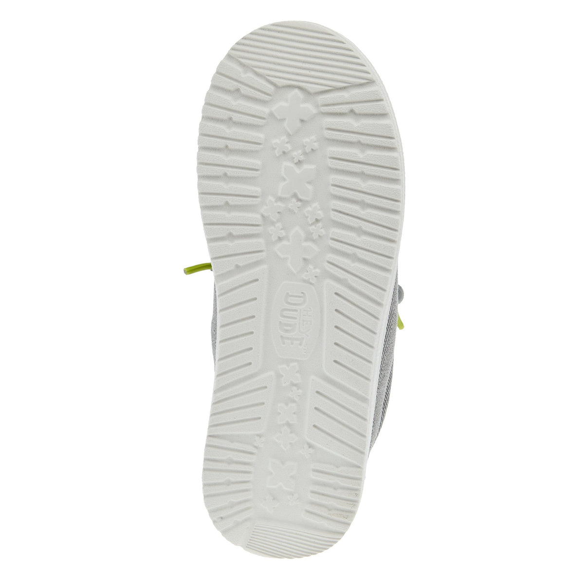 Hey Dude Boys Wally Charcoal Herringbone Shoe