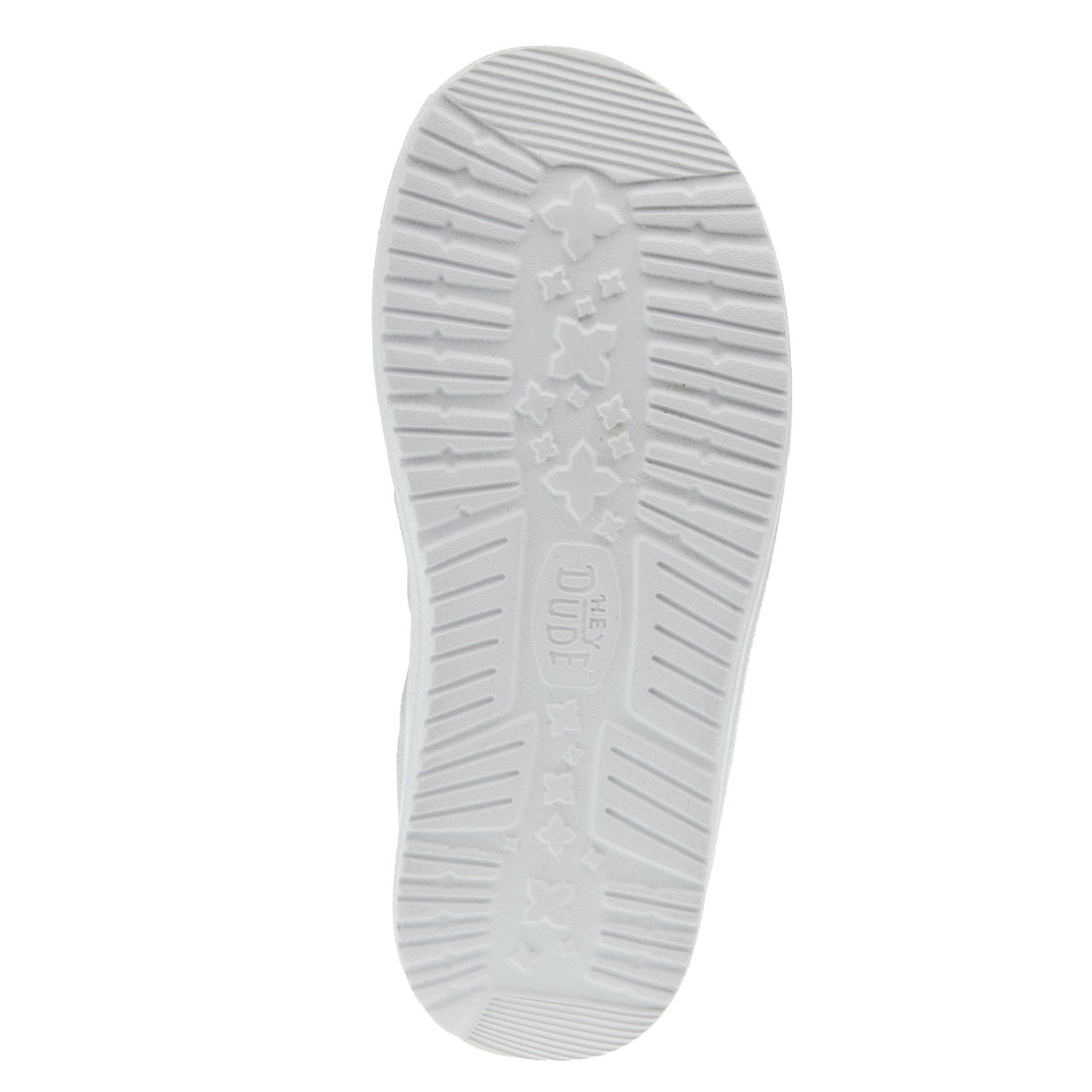 Hey Dude Girls Wendy Iridescent Sparkle Silver Shoe