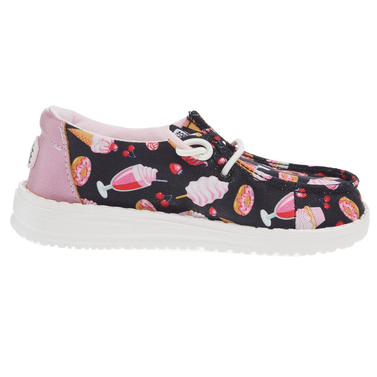 Hey Dude Toddler Sweet Treat Navy and Multicolor Casual Shoe