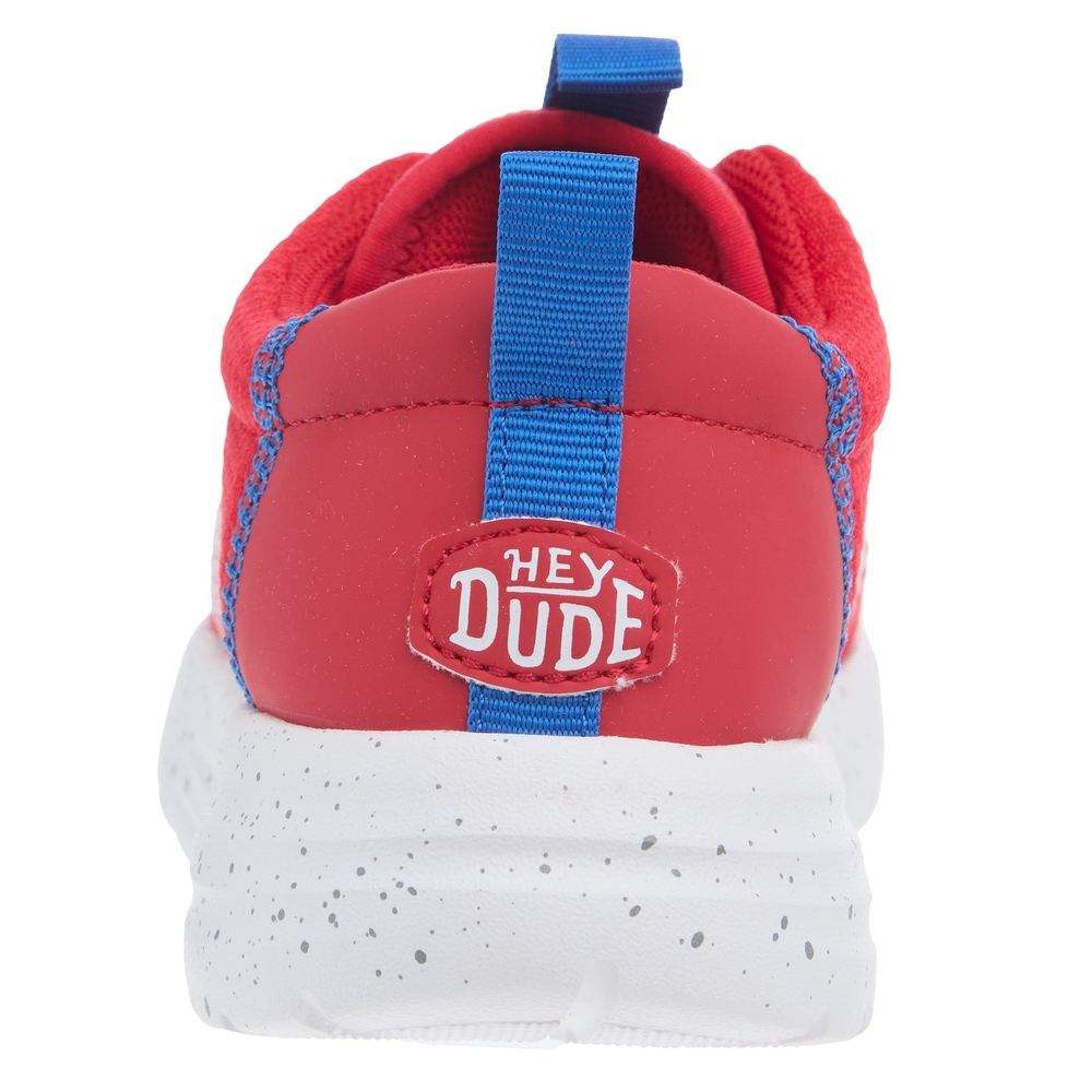 Hey Dude Sirocco Play Toddler Varsity Red
