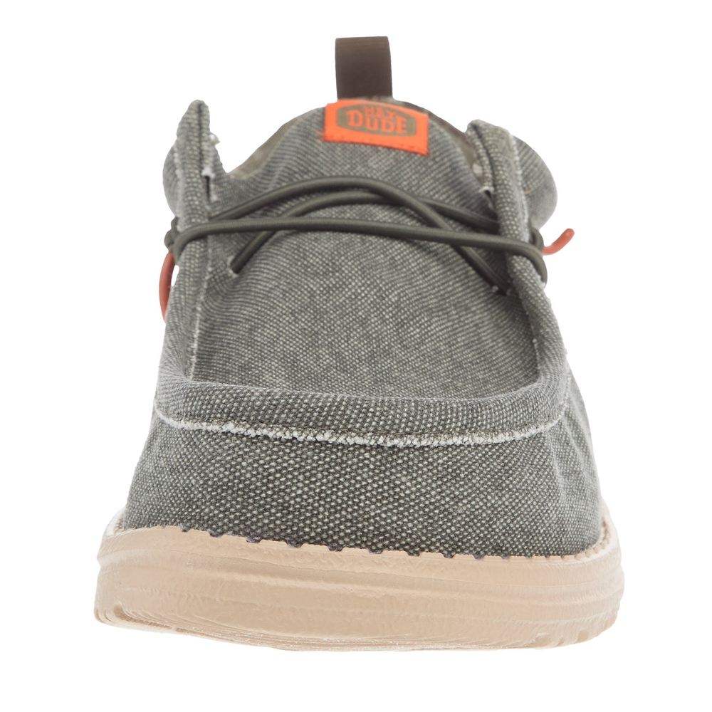 Hey Dude Men`s Olive Wally Funk Hunt Camo Casual Shoe