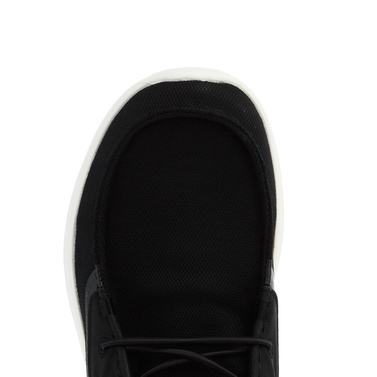 Hey Dude Men`s Black Wally Drift Mesh Tennis Shoe