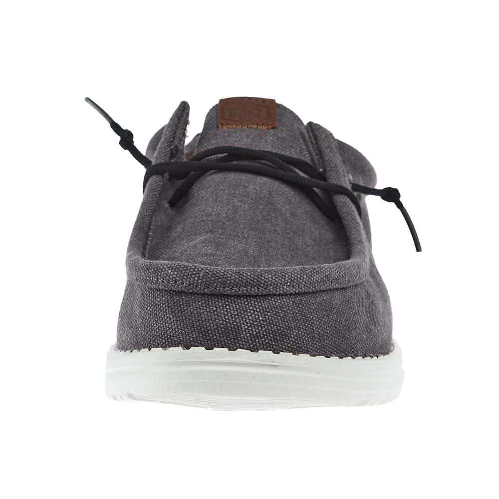 Hey Dude Men`s Granite Grey Wally Bass Casual