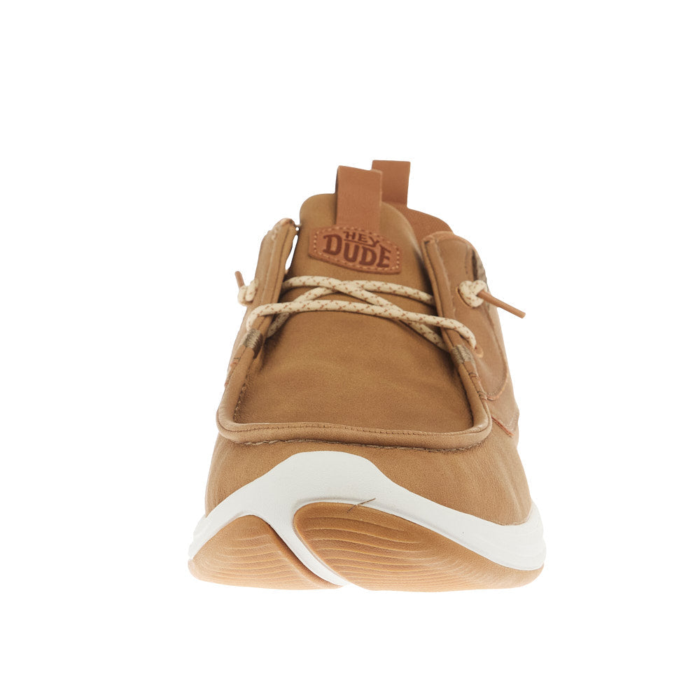 Hey Dude Men's Wally Drift Classic Sepia Tint Sneaker