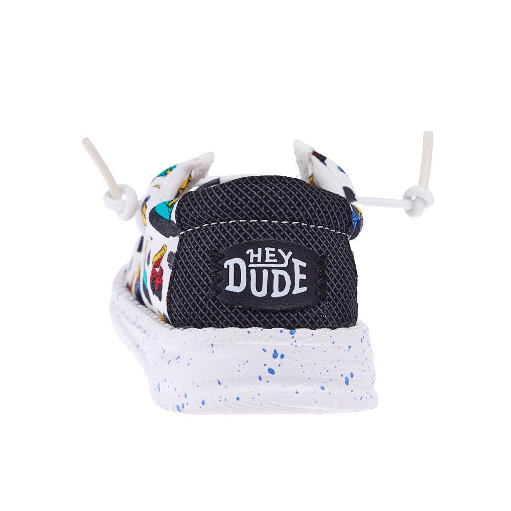 Hey Dude Toddler Wally White and Multicolor Trucks
