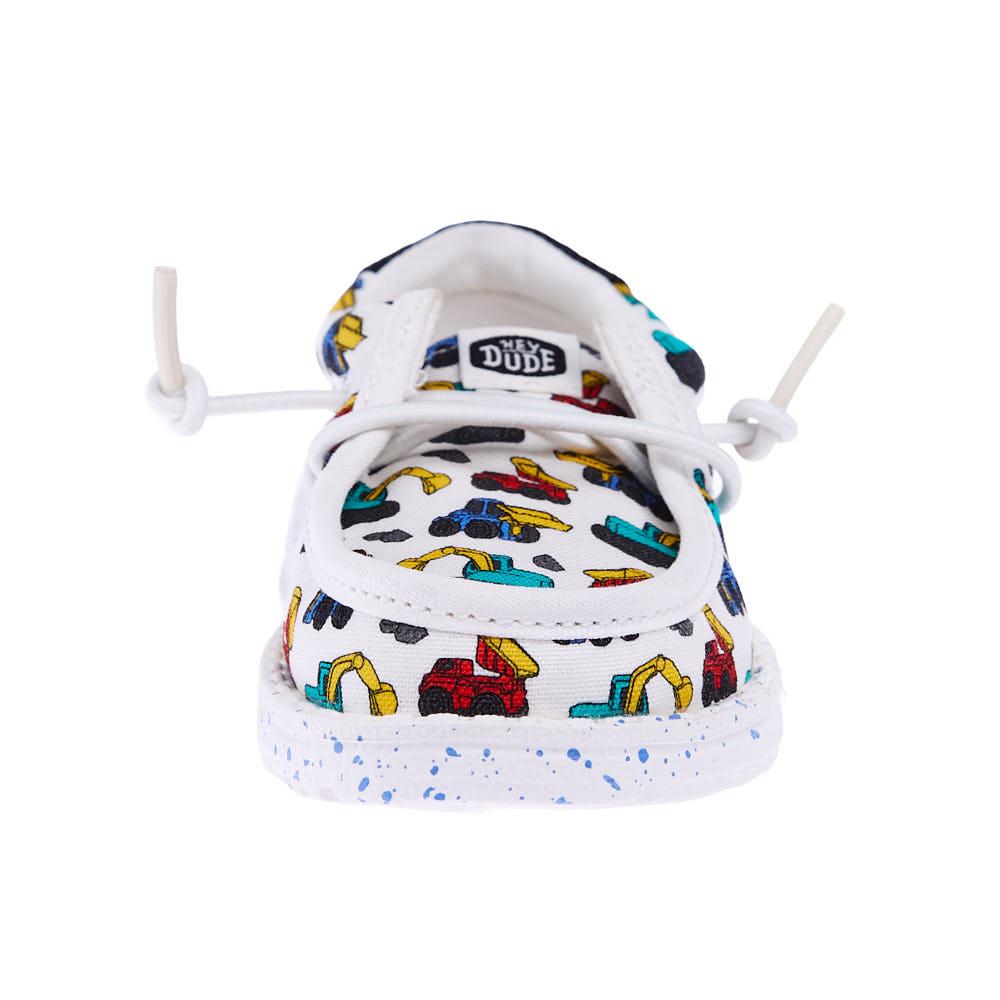 Hey Dude Toddler Wally White and Multicolor Trucks