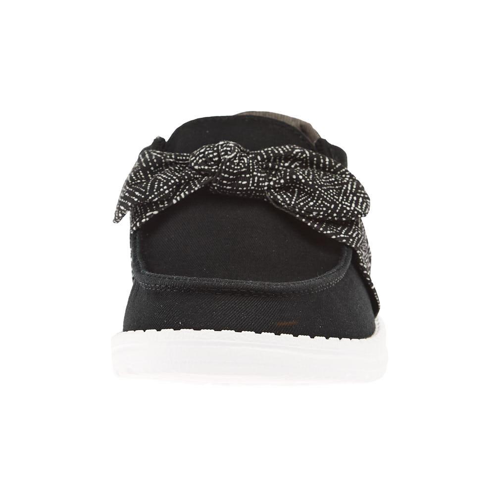 Hey Dude Women`s Black Wendy Bow Casual