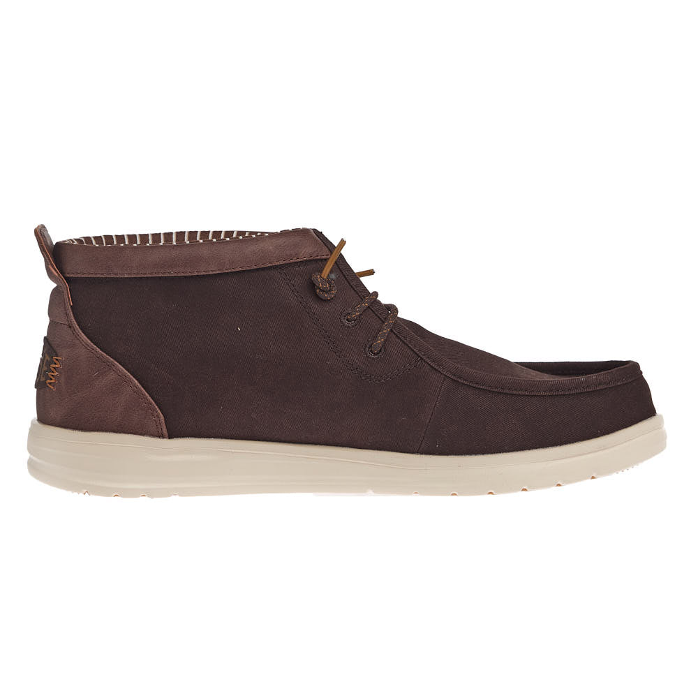 Hey Dude Men's Two Tone Brown Wally Mid Gripr Vin Casual