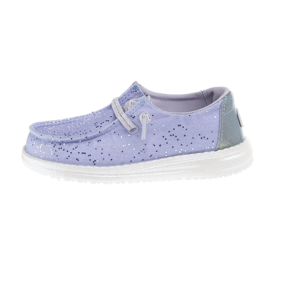 Hey Dude Toddler's Wendy Sparkle Surprise Purple Casual Shoe