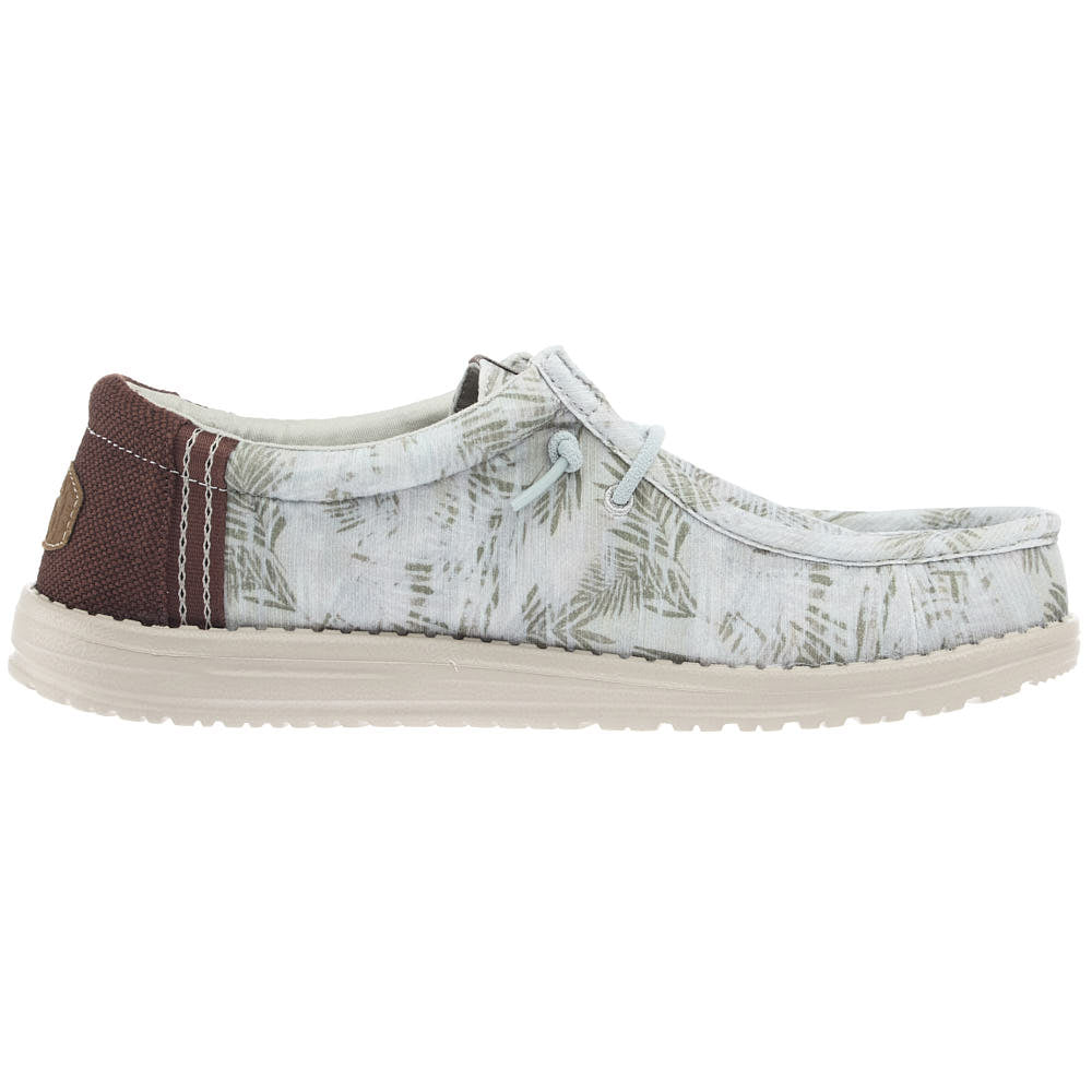 Hey Dude Men's Wally Washed Palm Harbor Green Casual