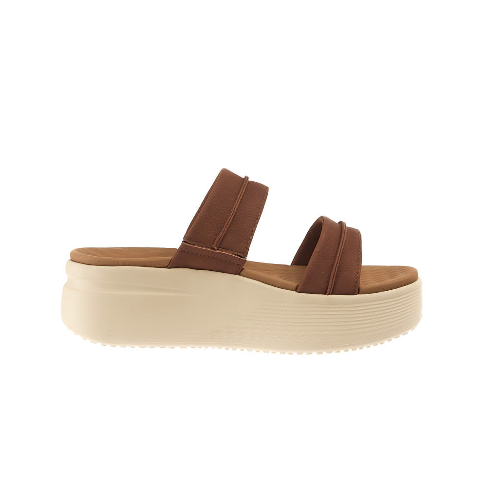 Hey Dude Women's Austin Slide Classic Cognac Sandal