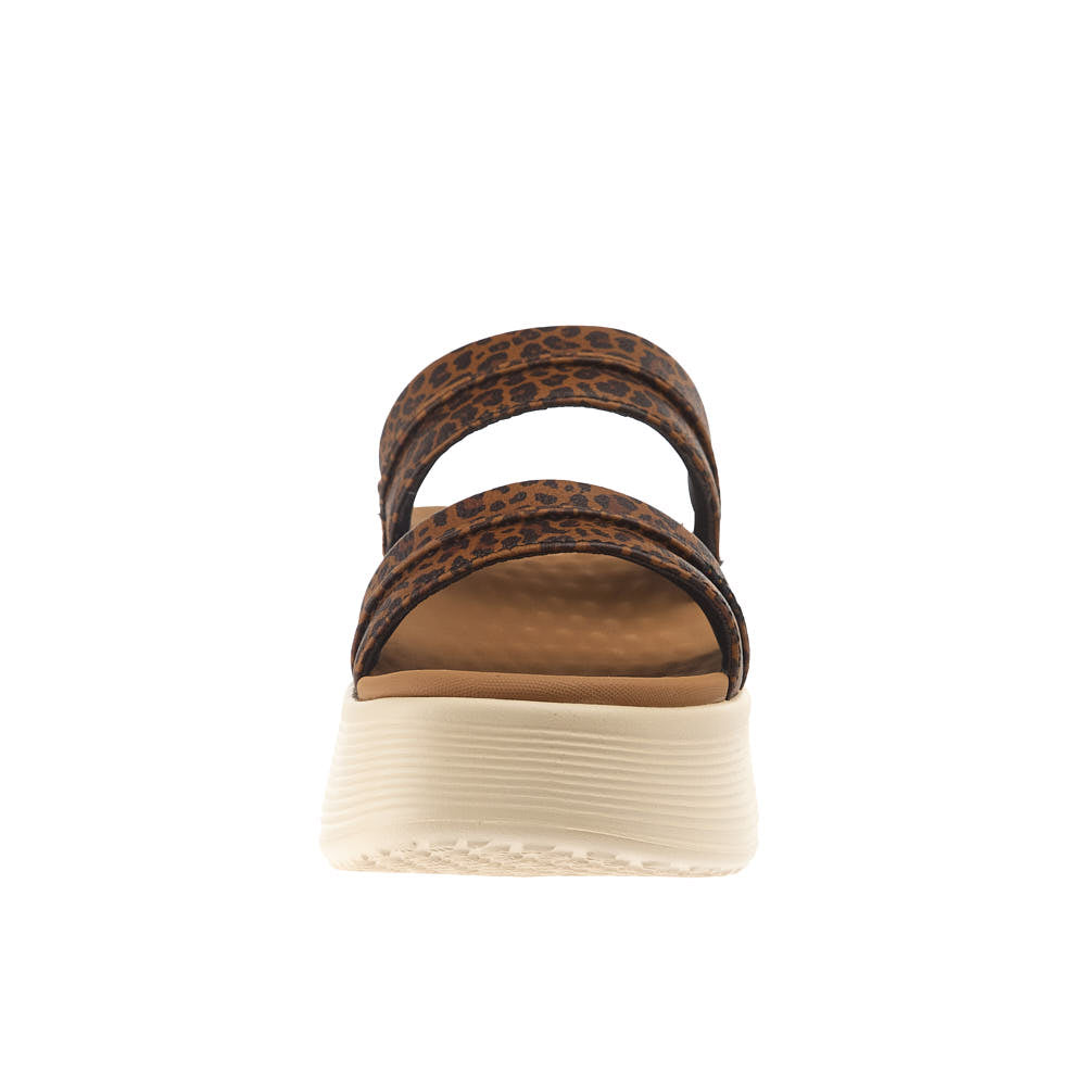 Hey Dude Women's Austin Slide Classic Tan Leopard Sandal