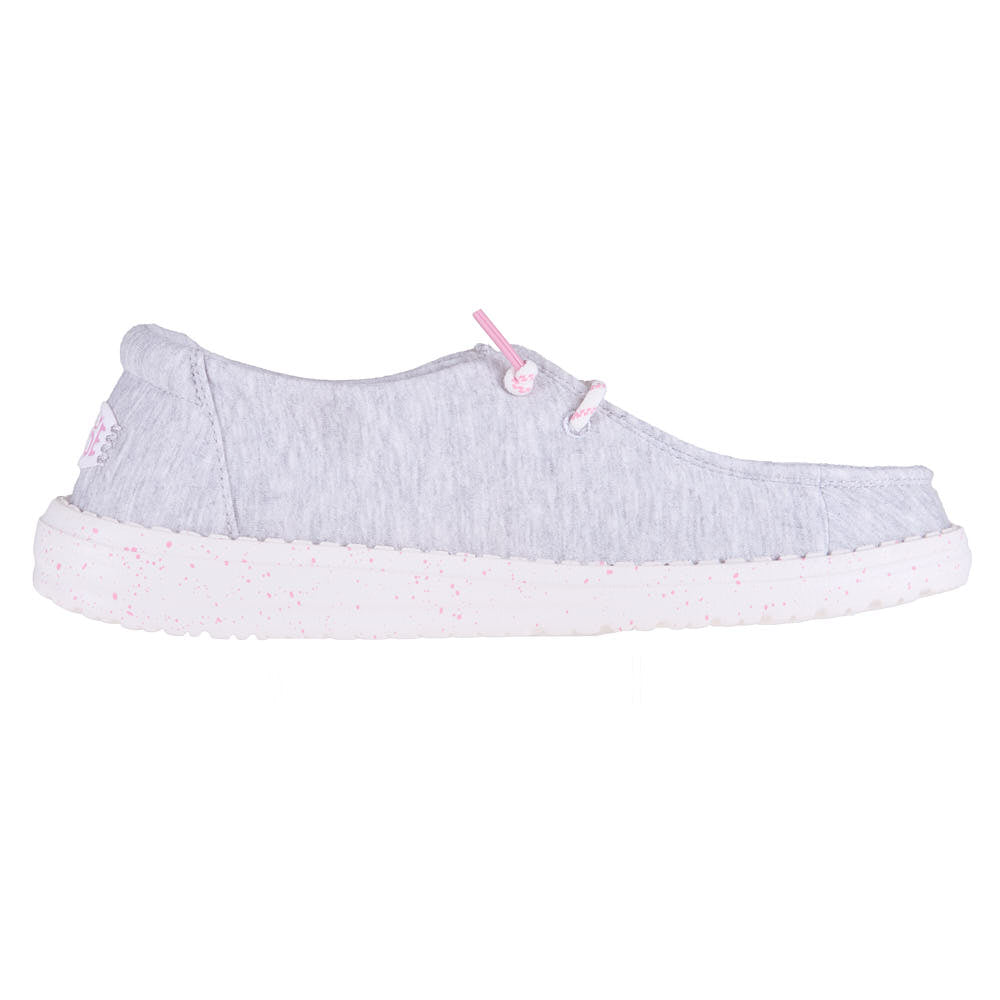 Hey Dude Women's Wendy Stretch Jersey Varsity Grey Casual