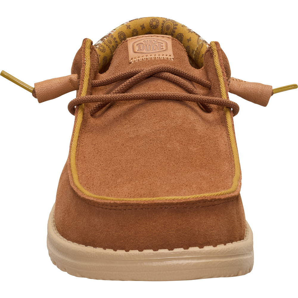 Hey Dude Men's Wally Funk Teton Brown Suede Casual