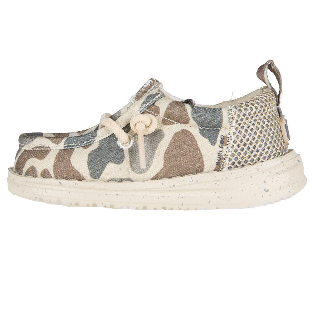 Hey Dude Toddler's Wally Funk Burlebo Deer Camo Casual